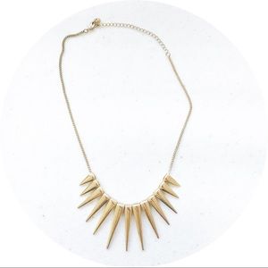 Gold Spike Necklace